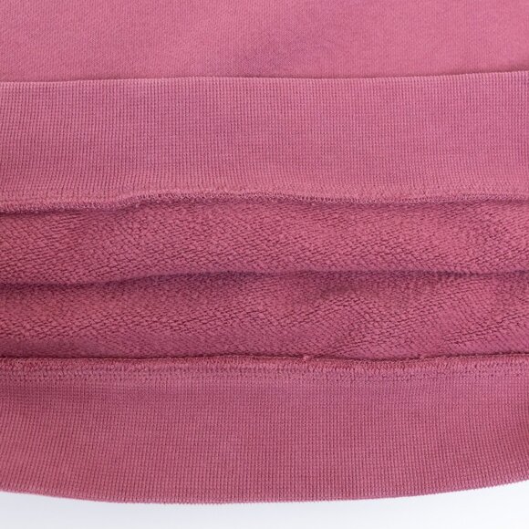 ALO Renown Heavyweight Crew Neck Pullover Sweatshirt Oversized Unisex Pink Small - Picture 9 of 9